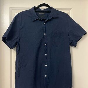 Banana Republic Blue Casual Button Down Shirt
